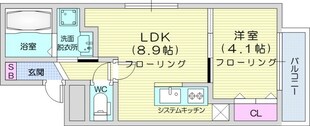 西１１丁目駅 徒歩14分 3階の物件間取画像